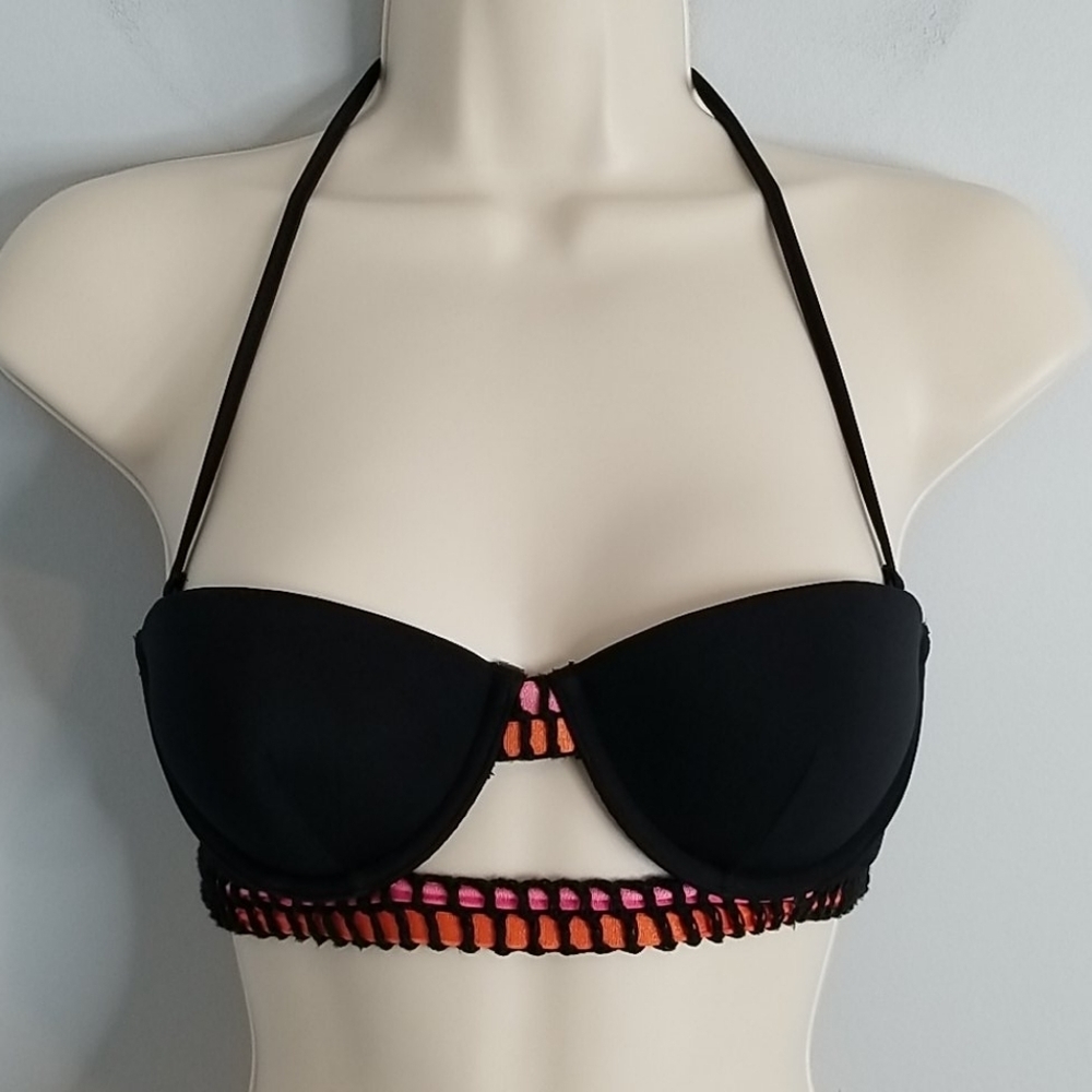 32B Victoria's Secret Hottie Halter Swimsuit neon